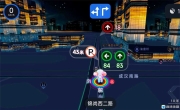 高德地图9.5.0.600066车机版 星月轨全透明科技玻璃 红绿灯读秒